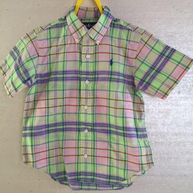 POLO RALPH LAUREN(ポロラルフローレン)のラルフローレン 半袖シャツ キッズ/ベビー/マタニティのキッズ服男の子用(90cm~)(その他)の商品写真