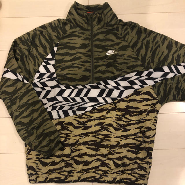 KITH × NIKE BIG SWOOSH ジャケット 新品 レオパード-