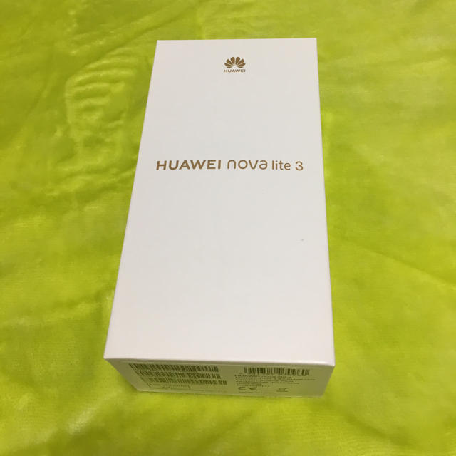 未使用品 HUAWEI nova lite3 ブルー(UQモバイル)