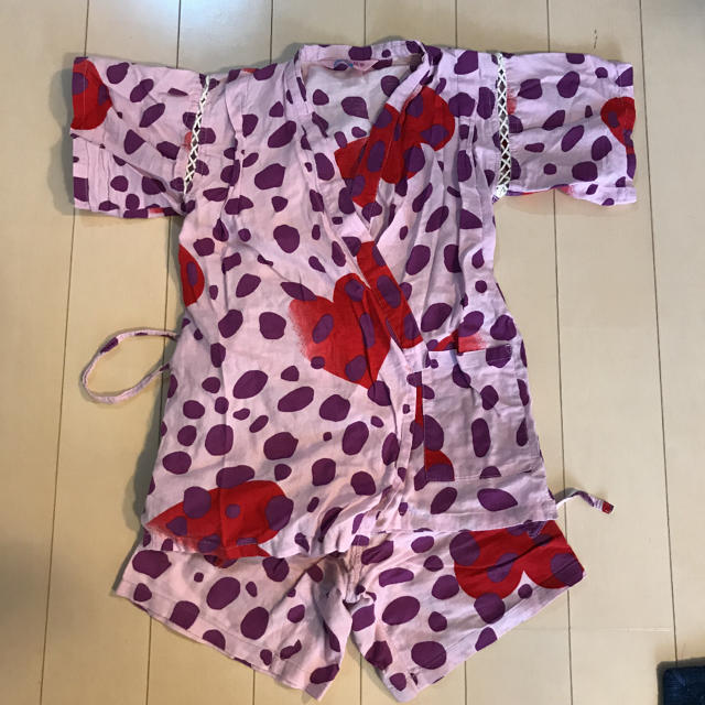 甚平 キッズ/ベビー/マタニティのキッズ服女の子用(90cm~)(甚平/浴衣)の商品写真