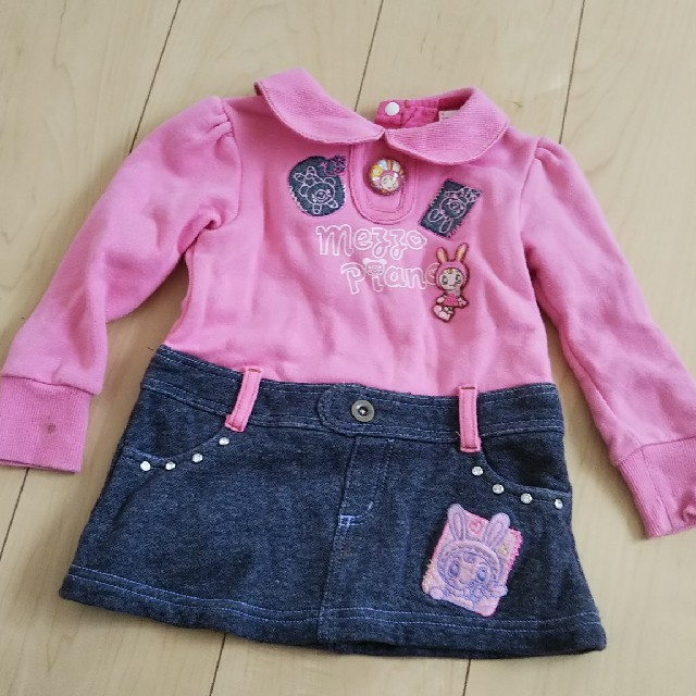 mezzo piano(メゾピアノ)のmezzopiano baby ﾜﾝﾋﾟｰｽ キッズ/ベビー/マタニティのキッズ服女の子用(90cm~)(ワンピース)の商品写真