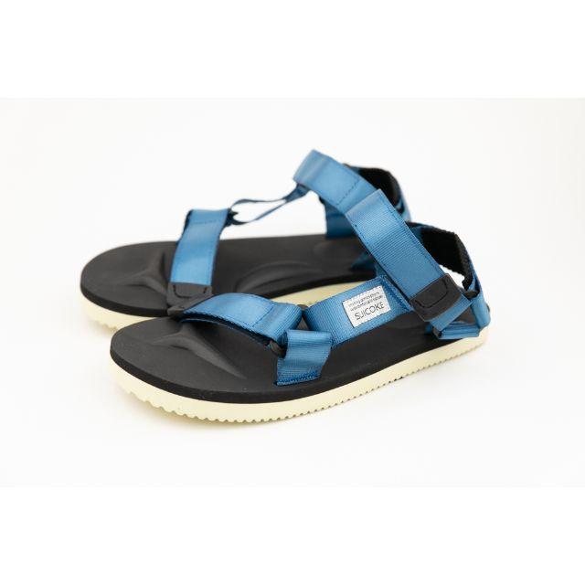 【値下可】SUICOKE DEPA サンダル OG-022 BLUE US7 レディースの靴/シューズ(サンダル)の商品写真