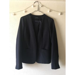 ユナイテッドアローズグリーンレーベルリラクシング(UNITED ARROWS green label relaxing)のノーラペルジャケット(ノーカラージャケット)