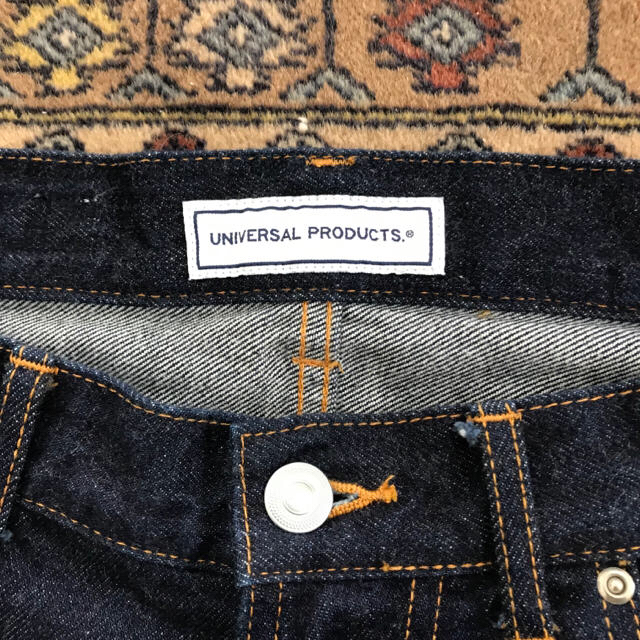 1LDK SELECT(ワンエルディーケーセレクト)のUNIVERSAL PRODUCTS 5POCKET WIDE DENIM 美品 メンズのパンツ(デニム/ジーンズ)の商品写真