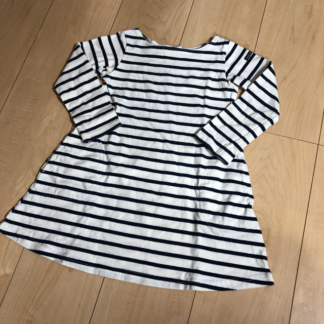 BREEZE(ブリーズ)のBREEZE ボーダーワンピース 100サイズ キッズ キッズ/ベビー/マタニティのキッズ服女の子用(90cm~)(ワンピース)の商品写真