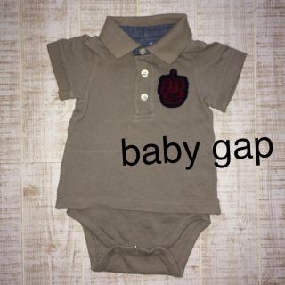 ベビーギャップ(babyGAP)のbaby gap ポロシャツ ロンパース 12-18m(ロンパース)