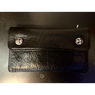 クロムハーツ(Chrome Hearts)のchrome hearts クロムハーツ  財布 ウェーブ インボイスあり(長財布)