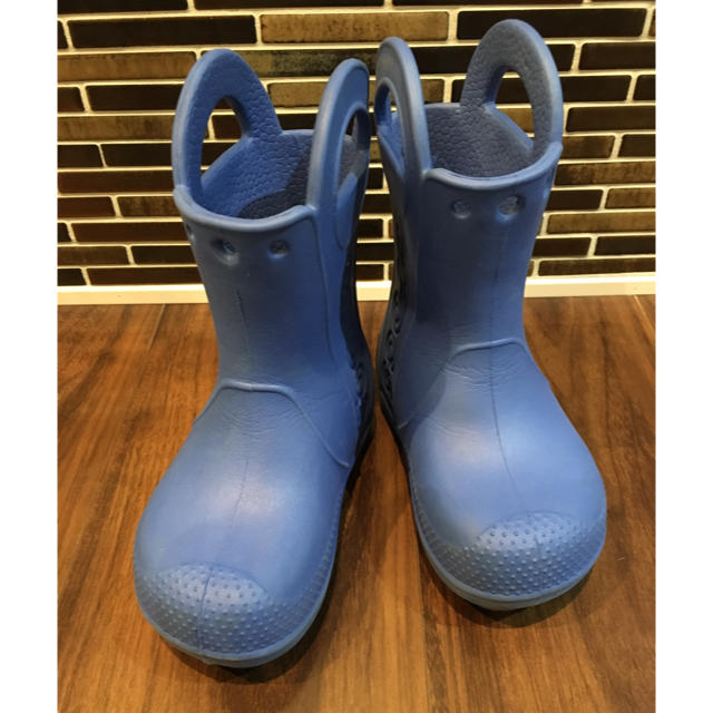 crocs(クロックス)のゆかり様専用！クロックス レインブーツC7   15㎝ キッズ/ベビー/マタニティのキッズ靴/シューズ(15cm~)(長靴/レインシューズ)の商品写真