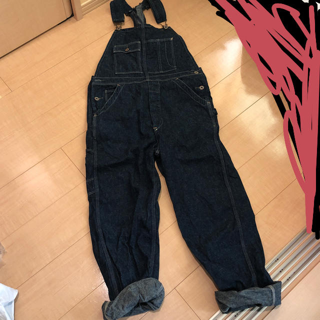 BEAMS BOY(ビームスボーイ)のorslow オーバーオール サイズ1(Sサイズ) レディースのパンツ(サロペット/オーバーオール)の商品写真