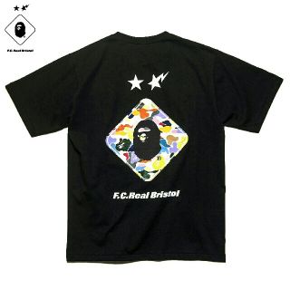 エフシーアールビー(F.C.R.B.)のBAPE x F.C.R.B. BACK EMBLEM TEE　Mサイズ(Tシャツ/カットソー(半袖/袖なし))