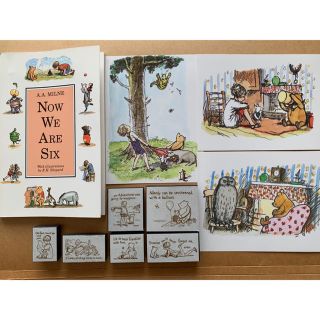 ディズニー(Disney)のプーさんの洋書&スタンプセット(洋書)