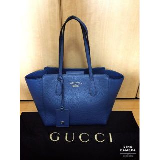 グッチ(Gucci)の@売約済み@極美品GUCCI グッチ スウィング ミディアム レザートート(トートバッグ)