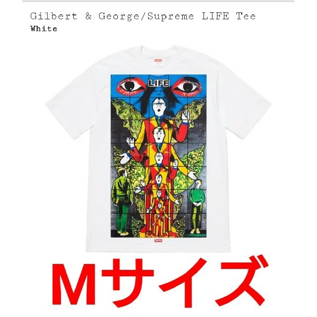 M Supreme Gilbert & George LIFE Tee 白