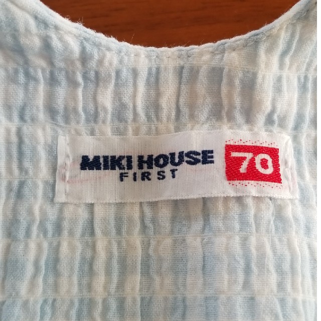 mikihouse(ミキハウス)のMIKIHOUSE ロンパース70 夏 キッズ/ベビー/マタニティのベビー服(~85cm)(カバーオール)の商品写真