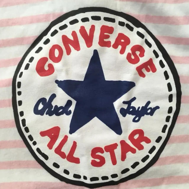 CONVERSE(コンバース)のCONVERSE ALL STAR  半袖ロンパース 80 綿100％ キッズ/ベビー/マタニティのベビー服(~85cm)(ロンパース)の商品写真