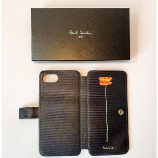 ポールスミス(Paul Smith)のポールスミス iPhoneレザー 手帳型ケース フラワープリント(iPhoneケース)