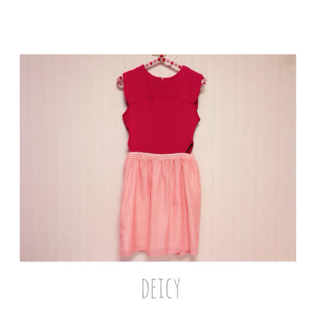 deicy(デイシー)のpink one-piece レディースのワンピース(ミニワンピース)の商品写真