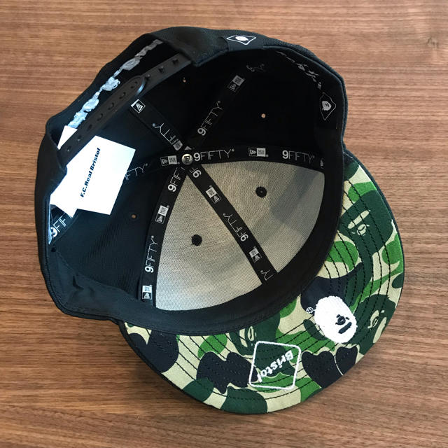 即完 新品 FCRB X BAPE EMBLEM 9FIFTY キャップ帽子