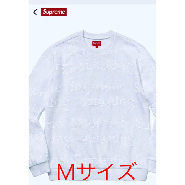 Supreme(シュプリーム)の新品！supreme jacquard logo crewneck クルーネック メンズのトップス(スウェット)の商品写真