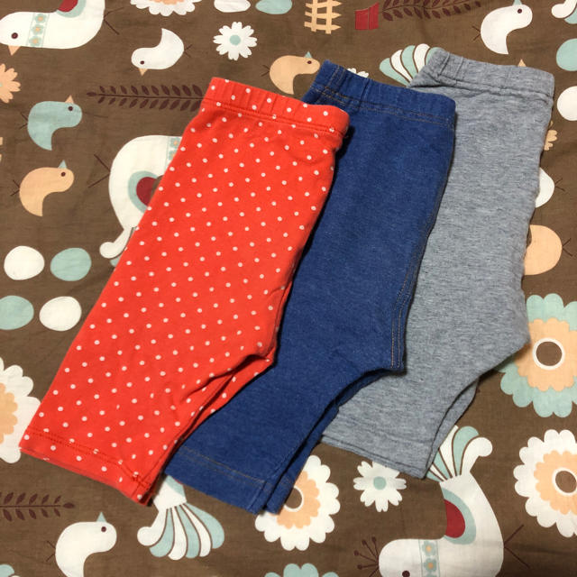 babyGAP(ベビーギャップ)の80cm ハーフレギンス 3枚セット キッズ/ベビー/マタニティのベビー服(~85cm)(パンツ)の商品写真