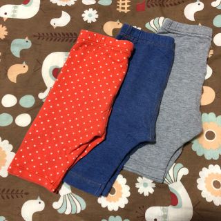 ベビーギャップ(babyGAP)の80cm ハーフレギンス 3枚セット(パンツ)