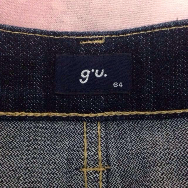 GU(ジーユー)のデニムミニスカート レディースのスカート(ミニスカート)の商品写真