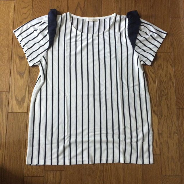 Rope' Picnic(ロペピクニック)の♡VISストライプtee♡ レディースのトップス(Tシャツ(半袖/袖なし))の商品写真