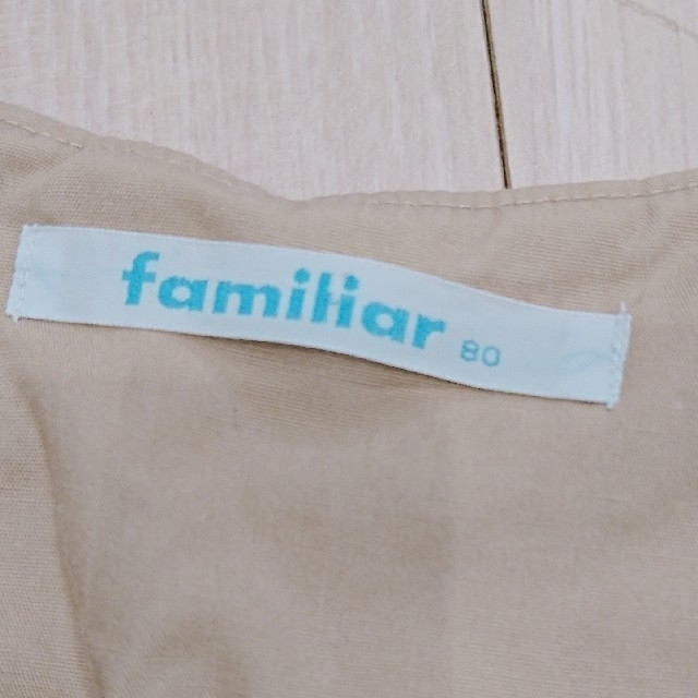 familiar(ファミリア)の＊familiarオーバーオール＊ キッズ/ベビー/マタニティのベビー服(~85cm)(カバーオール)の商品写真