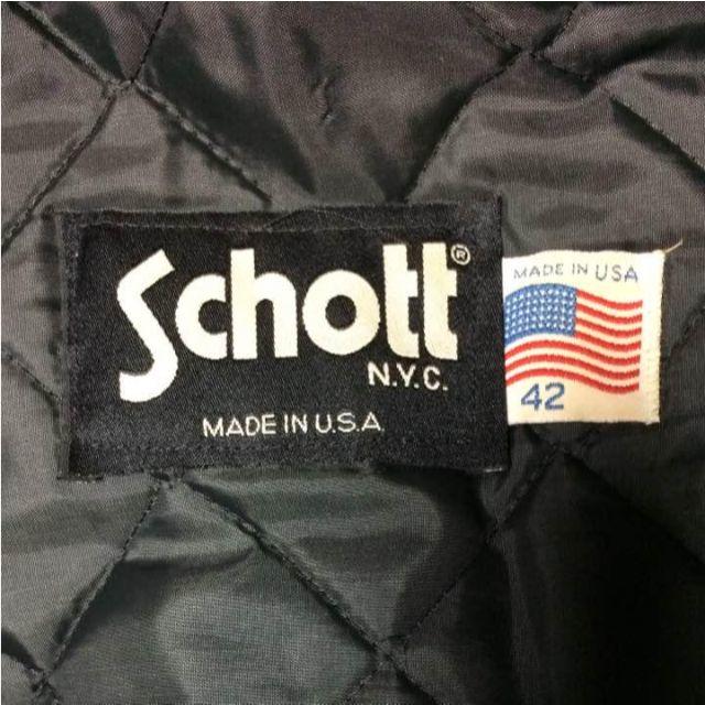 schott(ショット)の[値下げ]schott ライダース シングル メンズのジャケット/アウター(レザージャケット)の商品写真