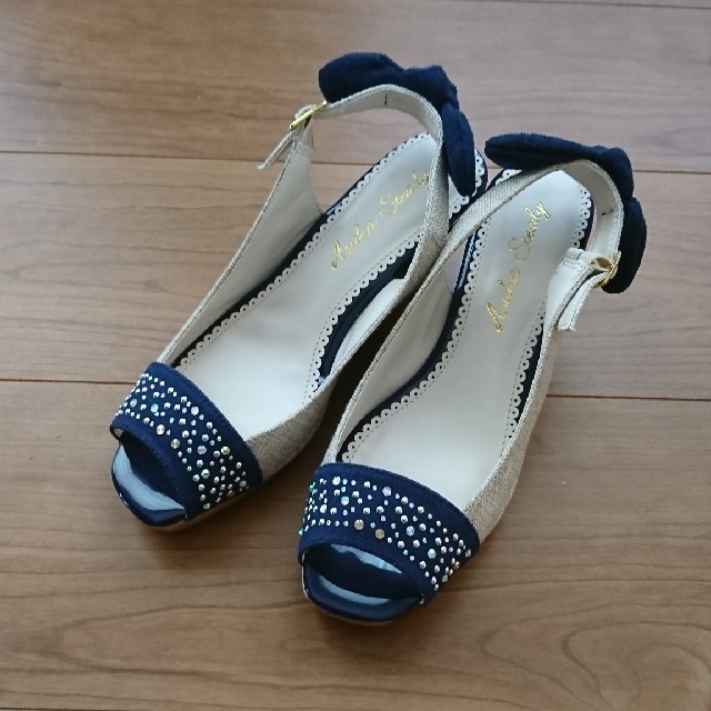 パンプス サンダル オープントゥ M レディースの靴/シューズ(ハイヒール/パンプス)の商品写真