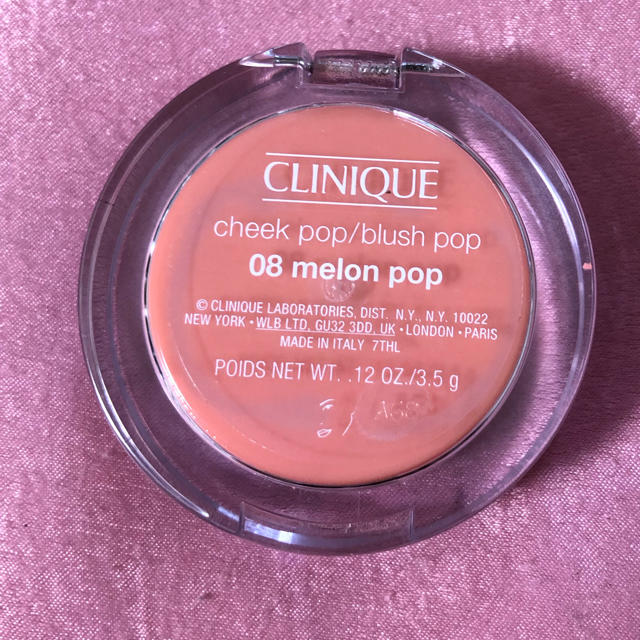 CLINIQUE(クリニーク)のクリニーク♡チーク 08 メロンポップ コスメ/美容のベースメイク/化粧品(チーク)の商品写真