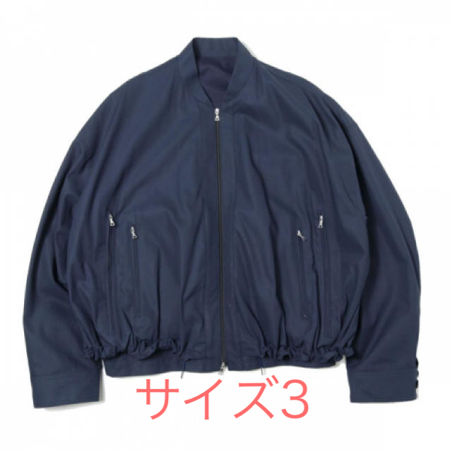 URU COTTON ZIP UP BLOUSON サイズ3ジャケット/アウター