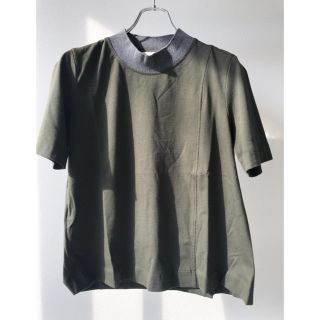 マルニ(Marni)のMARNIバイカラー モックネック イタリア製  サイズ 44(M)(Tシャツ(半袖/袖なし))