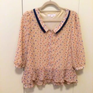 グローブ(grove)の春物♡ガーリー花柄ブラウス(シャツ/ブラウス(長袖/七分))