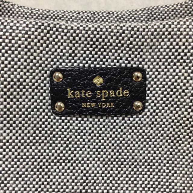 kate spade new york(ケイトスペードニューヨーク)の美品＊kate spade キャンバス レザー トートバッグ＊ケイトスペード レディースのバッグ(トートバッグ)の商品写真