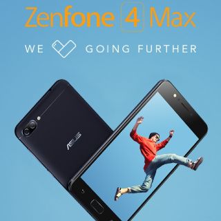 エイスース(ASUS)の【美品】ZenFone 4 Max ネイビーブラック　DSDS　スマホ本体(スマートフォン本体)