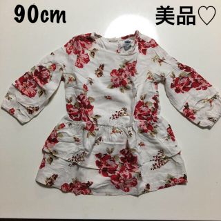 オールドネイビー(Old Navy)の花柄　ワンピース(ワンピース)