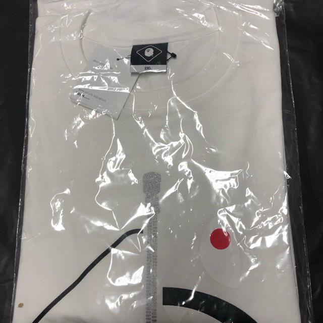 FC Real Bristol BAPE SHARK TEE WHITE 2XL