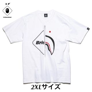 エフシーアールビー(F.C.R.B.)のFC Real Bristol BAPE SHARK TEE WHITE 2XL(Tシャツ/カットソー(半袖/袖なし))