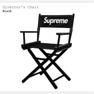 シュプリーム(Supreme)のSupreme Directors Chair black 黒(折り畳みイス)