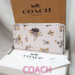 コーチ(COACH)のみちゃわん様専用❤️COACH フローラル柄 ラウンドファスナー❤️(財布)