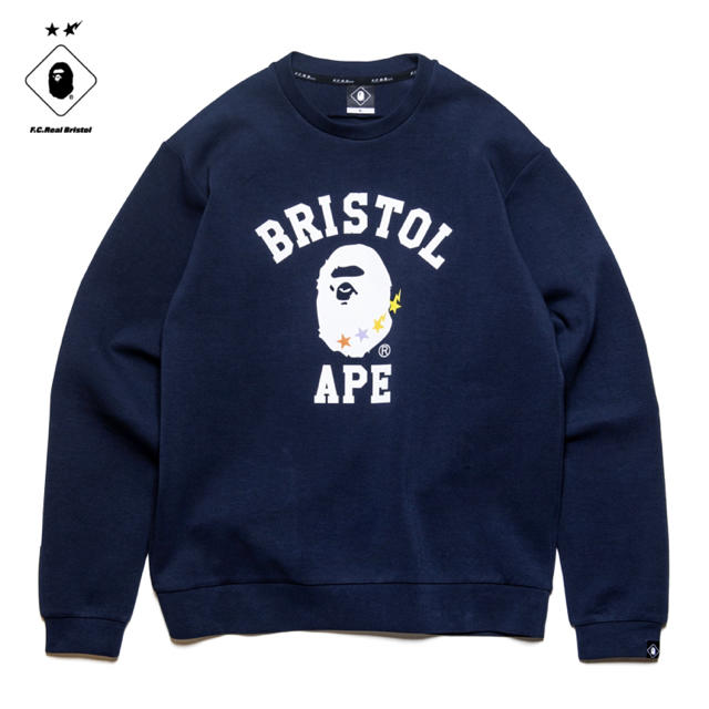 F.C.R.B.(エフシーアールビー)のFCRB BAPE COLLEGE CREW NECK SWEAT メンズのトップス(スウェット)の商品写真