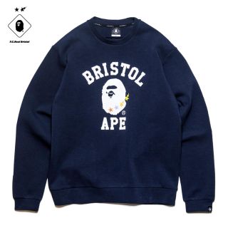 エフシーアールビー(F.C.R.B.)のFCRB BAPE COLLEGE CREW NECK SWEAT(スウェット)