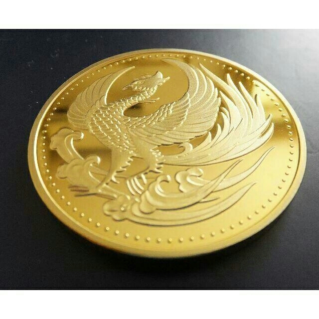 鳳凰 日本 菊の御紋 記念メダル コイン 24KGP 1オンス | フリマアプリ ラクマ