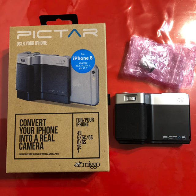 【送料無料】MIGGO  PICTAR-ONE iPhone ＋ おまけ スマホ/家電/カメラのスマホアクセサリー(その他)の商品写真