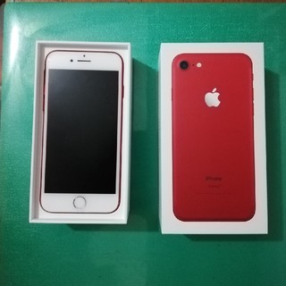 アイフォーン(iPhone)の[セール中!] iPhone 7 RED 128GB simフリー au(スマートフォン本体)