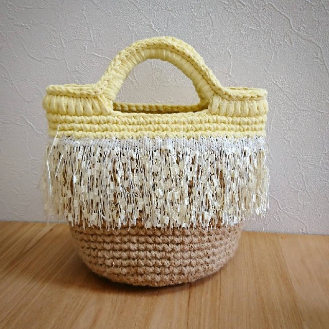 ハンドメイド 麻バック 麻紐バック マルシェ ズパゲッティ カゴバック ハンドメイド 麻バック 麻紐バック マルシェ ズパゲッティ カゴバック