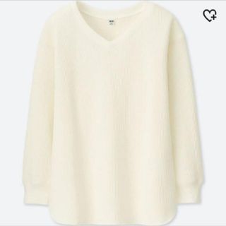 ユニクロ(UNIQLO)のあさみさま専用 UNIQLOワッフル アダムエロぺスカート(Tシャツ(長袖/七分))