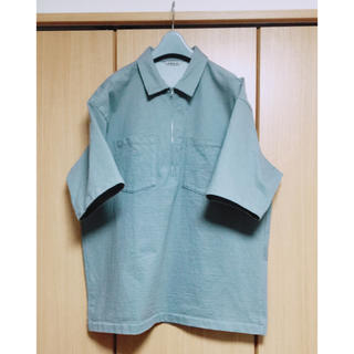 コモリ(COMOLI)のAURALEE  HALF ZIP Tシャツ ハーフジップ 美品 17SS(Tシャツ/カットソー(半袖/袖なし))