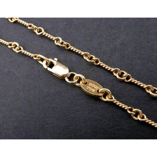 Chrome Hearts - クロムハーツ 22k ツイスト チェーン 本物 18インチの Chrome Hearts - クロムハーツ 22k ツイスト チェーン 本物 18インチの